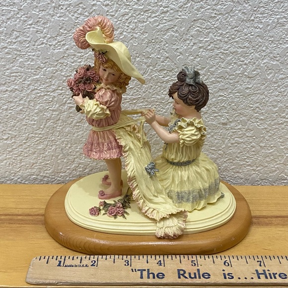 Vintage 1990 Maud Humphrey Bogart Playing Bridesmaid Limited Edition Figurine - Picture 7 of 14